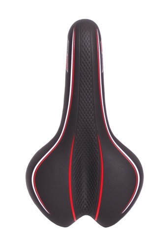 Седло 6-143262 универс. 277х159мм VL-3262 облегч. эластомер. черное END ZONE VELO