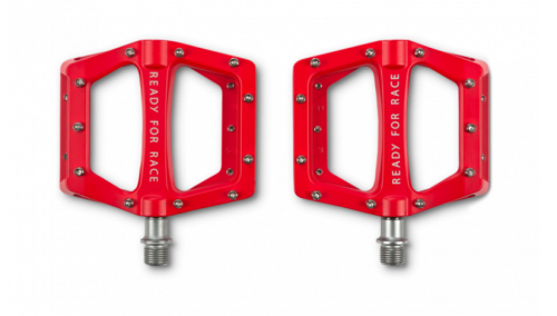 Педали RFR Flat CMPT, алюм., красные, код 14142