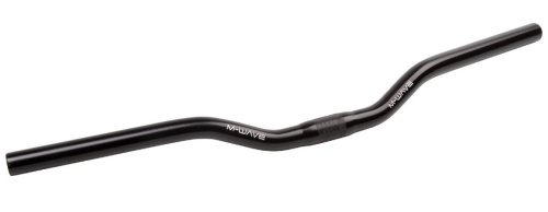 Руль M-WAVE алюм. 5-401206 турист. изогн. 15' 22,2/25,4x600х30мм черный