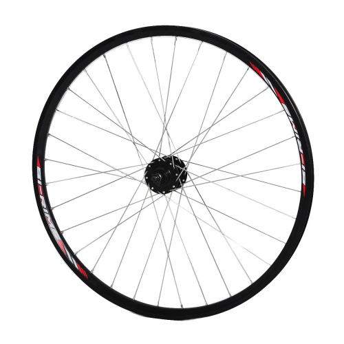 Колесо 26" переднее, дв. алю. обод, 32сп, вт. FR-38F сталь, диск, ZLA-035, 26X1.75X14GX36H.