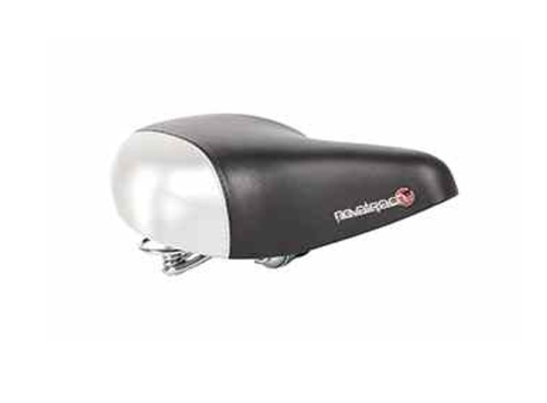 Седло вело комфортное, черно-серое