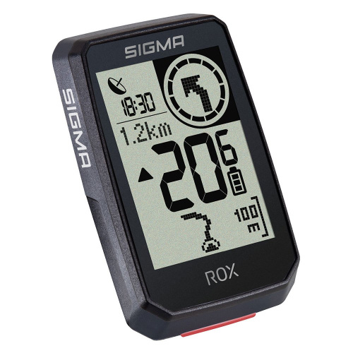 Велокомп. 4-001050 ROX 2.0 (Black) 14 функций, GPS, BLUETOOTH (Android, IOS) черный SIGMA NEW
