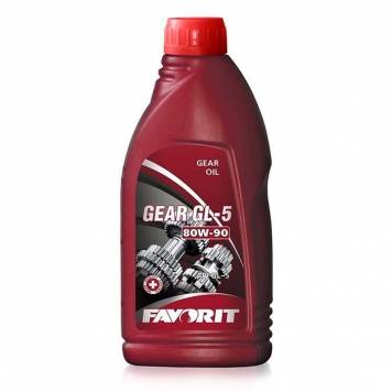 Масло минеральное трансмис. универсальное всесезонное 1л FAVORIT Gear SAE 80W-90 API GL-5