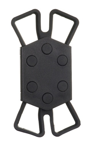 Держатель для телефона STG JY-530-8 аллюмин/силикон.  Черный