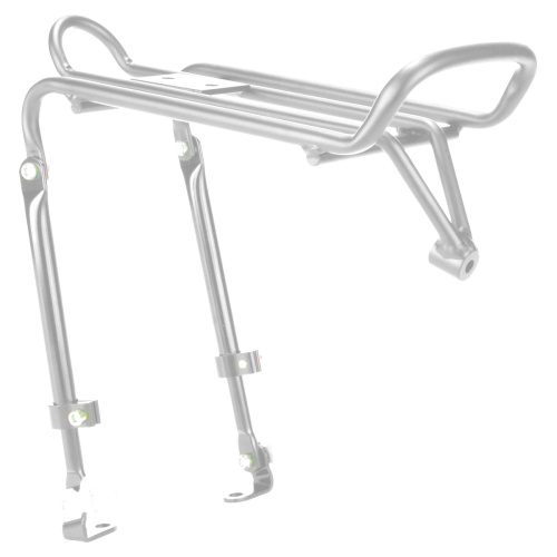 Багажник 6-152200 CD-220 ПЕРЕДНИЙ регул. крепл. к тормозам V-брейк алюм.  серебрист. OSTAND