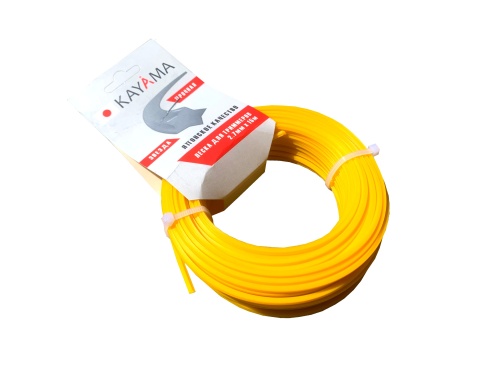 Леска для триммера сечение звезда диаметр 2,7 катушка 15 м.,  ЛТЗ-027015  KAYAMA