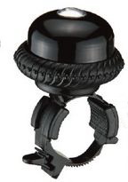 Звонок 6-890 алюм./пластик NH-B890AP вращ. корпус D=40мм б/съемн. крепл-е мини черный NUVO