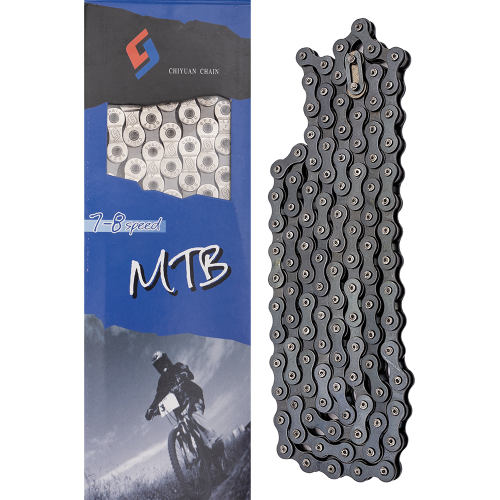 Цепь GL для 7-8 скоротной трещотки (кассеты), размер: ½ х ³/₃₂, L-116, модель: Z-51 с замком.