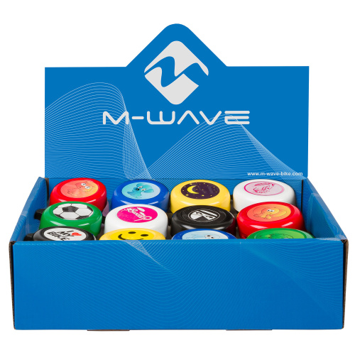 Звонок 5-420190 сталь детский 12 цветов в ассортименте M-WAVE NEW
