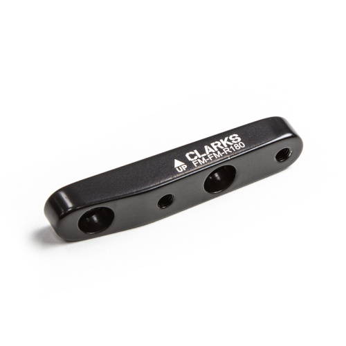 Адаптер 3-538 для диск. тормоза (FLAT MOUNT) алюм. зад. 180мм CB-FMFM-R180 черный CLARKS