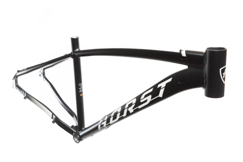 Рама 00-180275 MTB MESSER 27.5, размер 19"(L), петух в комплекте, алюминий 6061 черная HORST