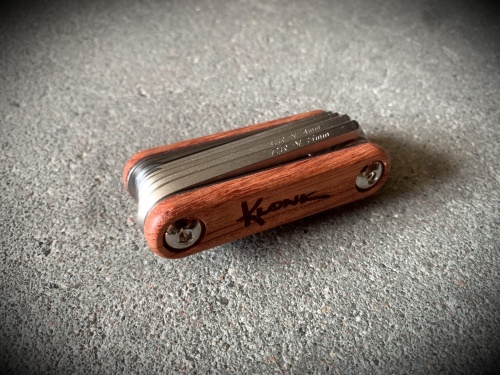 Ключ многофункциональный, Мультитул, Woody, 8 в 1 (2/2.5/3/4/5/6mm/PH2/flat), KLONK, 10530