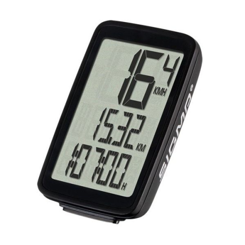 Велокомп. 4-003102 PURE1 ATS 5 функций, большой дисплей, БЕСПРОВОДНОЙ, черно-белый SIGMA