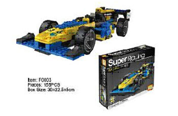 Конструктор Super Racing, 162 детали F0003