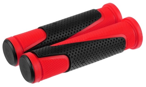 Грипсы HL-G305, 125 мм, черные/красные