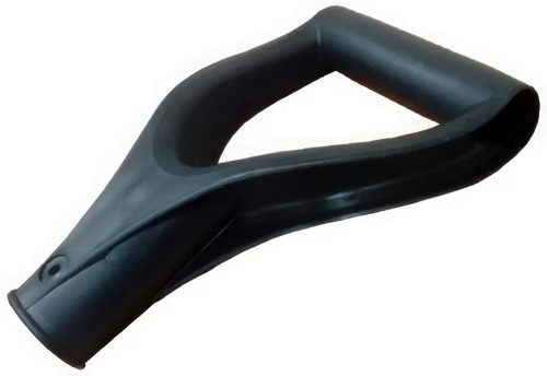 Ручка пласт. d=32 мм V-образная new ЧЕРНАЯ с этикеткой