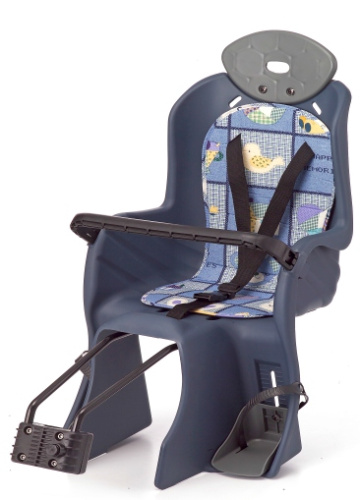 Сиденье 6-639881 детское на подсед. штырь с поручнем и с подголов до 22кг 310*670*310мм (6) синее
