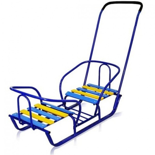 Санки-двойняшки (арт. СД) синие