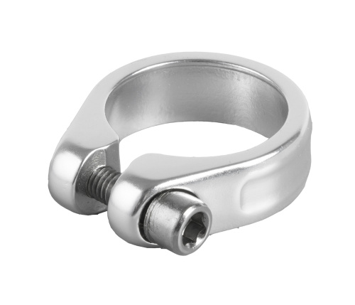 Хомут 5-250961 подсед. 34,9мм алюм. анодир. серебристый (на блистере) M-WAVE