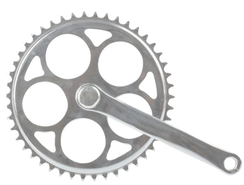 Шатуны сталь 1зв, 46зуб, 170мм, 5-350740, 1/2х1/8 (10) серебр