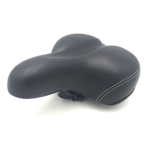 Седло HORST 09-200859 комфортное с замком  255X205мм пружины закрытого типа. 525гр черное