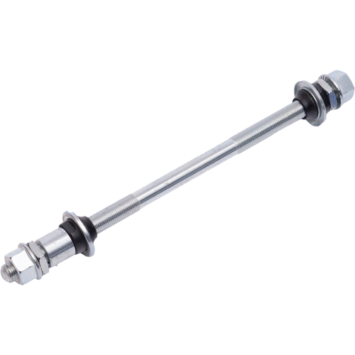 Ось задней втулки, 6-624, под гайку, с конусами, для FAT bike, Cr-Mo, 210mm, 3/8"