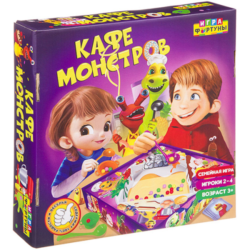 Настольная семейная игра КАФЕ МОНСТРО