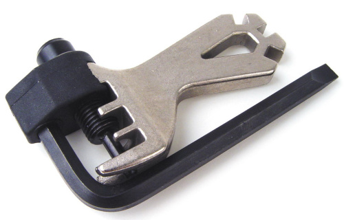 Выжимка 8-10000407 AHT-551 для всех типов цепей+шестигр.+отвертка+захв. для спиц (20) серебр. AUTHOR