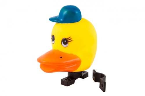 Клаксон 5-200101 резина/пластик детский красно-желтый "утенок" (10)