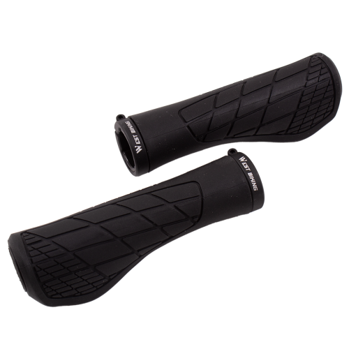 Грипсы West Biking, алюминиевый замок, длина 135 мм, ширина 32 мм