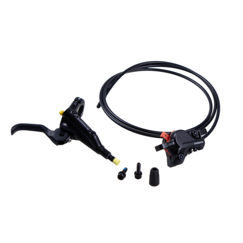 Тормоз задний, диск. гидр., SHIMANO, BL-MT501(R)/BR-MT500(R), 1450 мм, без адапт., черн., AMT5012JRR