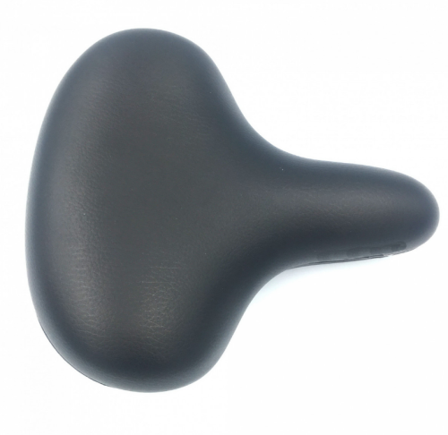 Седло HORST 09-200725 комфорт 255х215мм, закр пружины, эластомер. с отраж, черн