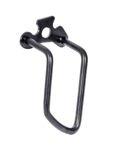 Защита заднего переключателя, 00-170350, крепление за ось, сталь, черная, H-01 HORST