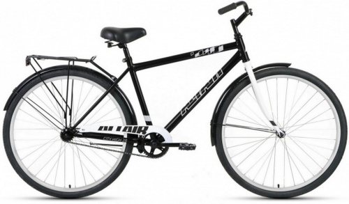Велосипед ALTAIR CITY HIGH 28 (28" 1 ск. рост. 19") 2023, черный/серый, RB3C8100EXBKXGY