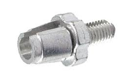 Торм. натяжитель 00-170260 тросика тормозов V-Brake М7x15mm серебристый