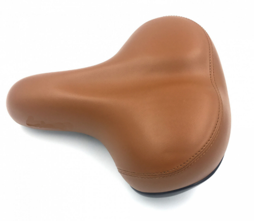 Седло HORST 09-200727 комфорт 250х205мм мягкое, с закр пружинами, эластомер. (на блист) корич