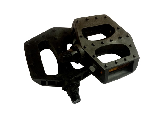 Педали пластиковые (008) аналог "Neco" WP-401-2, с шариковым подшипником, 1/2" 12,6х1,25 (мелкая рез