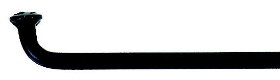 Спица 2,0*298мм 5-283574 28" черная нерж. сталь с латун. ниппелем (500) CNSPOKE