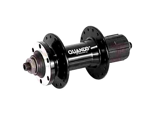 Втулка задняя QUANDO KT-MD4R, 6-160004, алюм. 32отв. под кассету 8-10ск., с эксц., под диск, черная