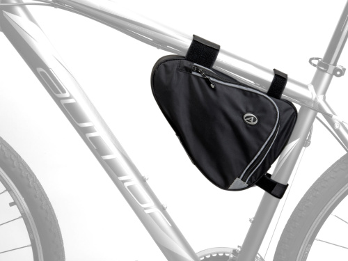 Подсумок 8-15001062 подрам. A-R213 X9 треуг. 1 отдел. средний 270х200х40мм, V=1.1л 137г, черный AUTHOR