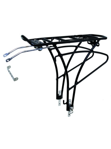 Багажник 24-28" 5-440195 алюм. для перемет. сумки сварной регул. (12) черный