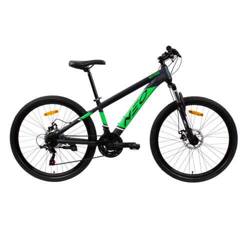 Велосипед NEO MATRIX 26" Размер рамы: 13,5, цвет: чёрно-зелёный