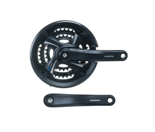 Шатуны Shimano Tourney FC-TX801, 48х38х28T, 170мм, 7-8ск, CHAIN CASE COM