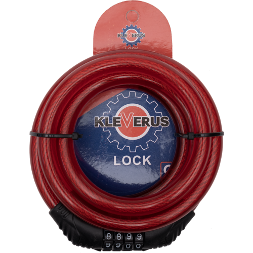 Велозамок кодовый,трос Ø12x1500 (014)