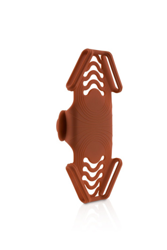 Держатель для смартфона 07-180021 силиконовый НА ВЫНОС универ. 4.0'-6.7' BIKE TIE PRO 2 красный BONE