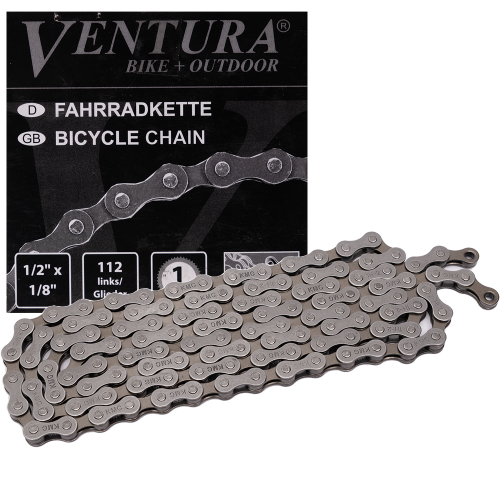 Цепь 5-301125  1/2"х1/8" 112 зв. с замком в коробке 1скор. (60) VENTURA
