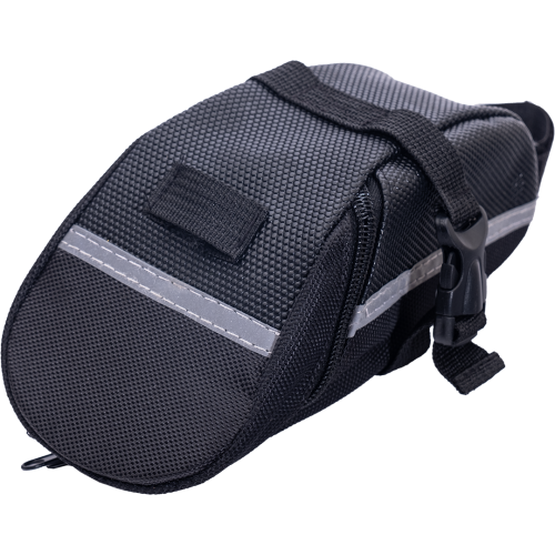 Сумка-бардачок под седло / подседельный штырь, светоотражатель.