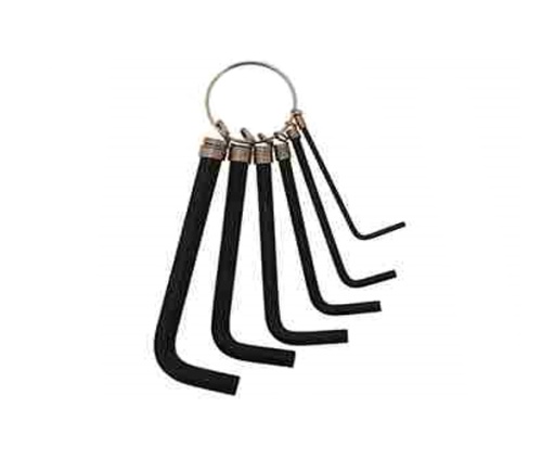 Набор шестигранников, на связке, (6 шт.), чёрные