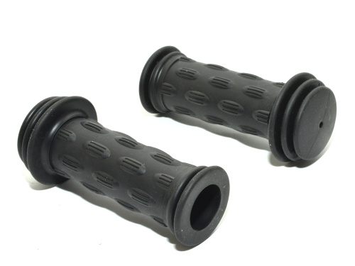 Ручки 8-33455015 на руль детские AGR Junior 15 102мм Blk резин. с торц. защитой  черные AUTHOR