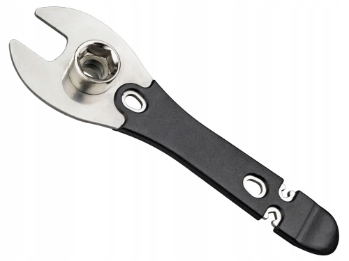 Захват д/педалей  6-230122 YC-626-15D 15мм, компактный, 3.2/3.5 мм ключи для спиц, монтировка, с головками на14/15мм, сталь, серебристый BIKEHAND